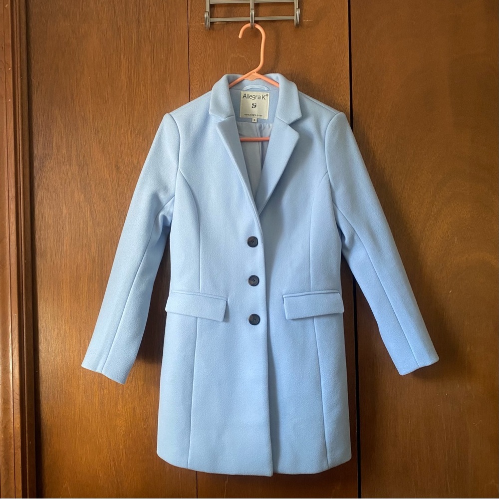 (NWOT) Light Blue Coat